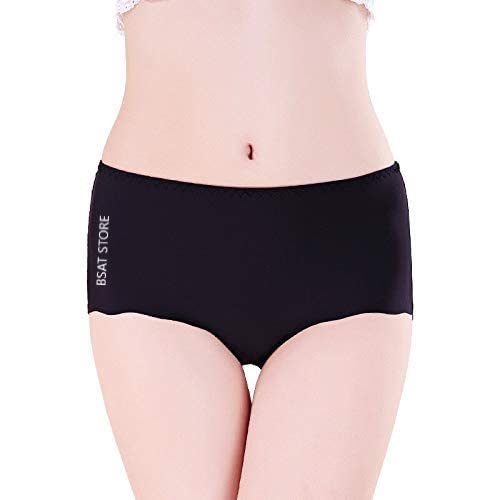 Women's Ice Silk Blend Invisible Lines No Show Hipster Panty (Pack of 4).