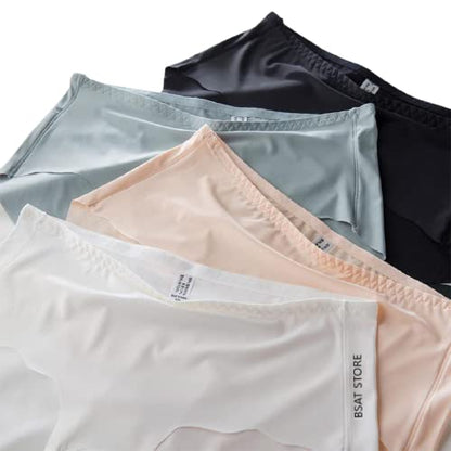 Women's Ice Silk Blend Invisible Lines No Show Hipster Panty (Pack of 4).